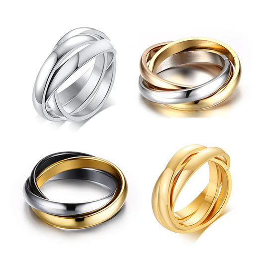 INTERLOCKED TRIPPLE RING